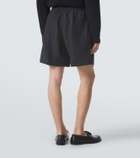 Umit Benan Julian linen and silk Bermuda shorts