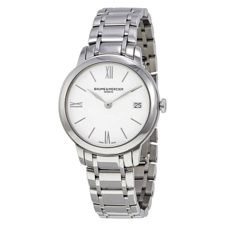 Photo: Baume and Mercier Classima White Dial Ladies Watch M0A10335