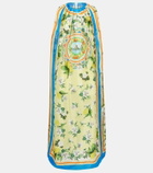 Dolce&Gabbana Printed silk cape