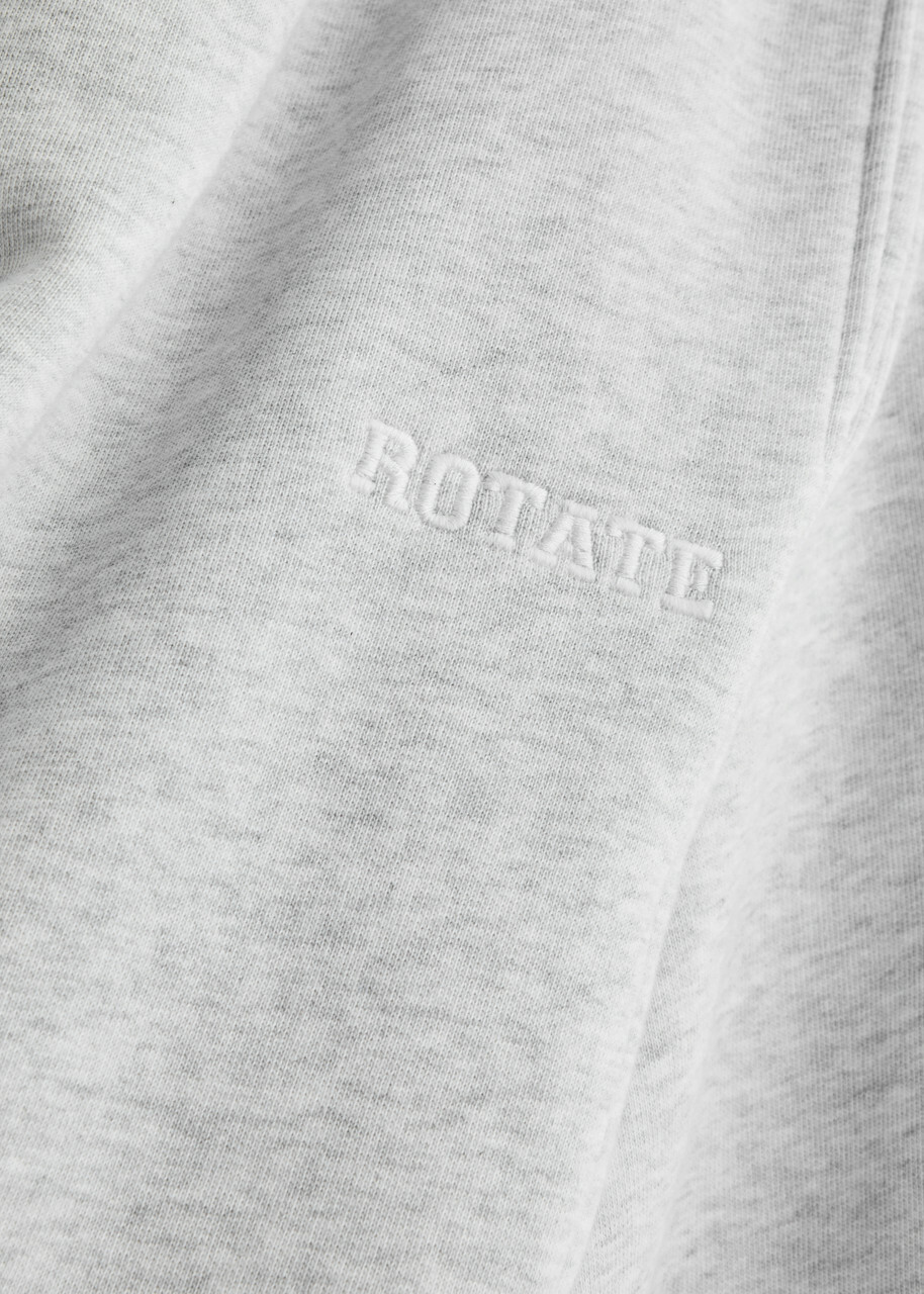 Rotate Sunday Logo Cotton Sweatpants Light Grey