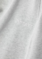 Rotate Sunday Logo Cotton Sweatpants Light Grey