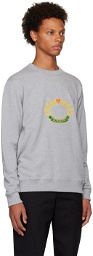 Burberry Gray 'Oak Leaf' Sweatshirt