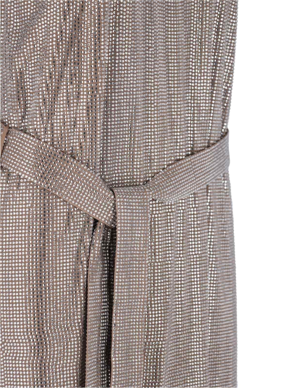 Giuseppe di Morabito Midi Dress With Rhinestones