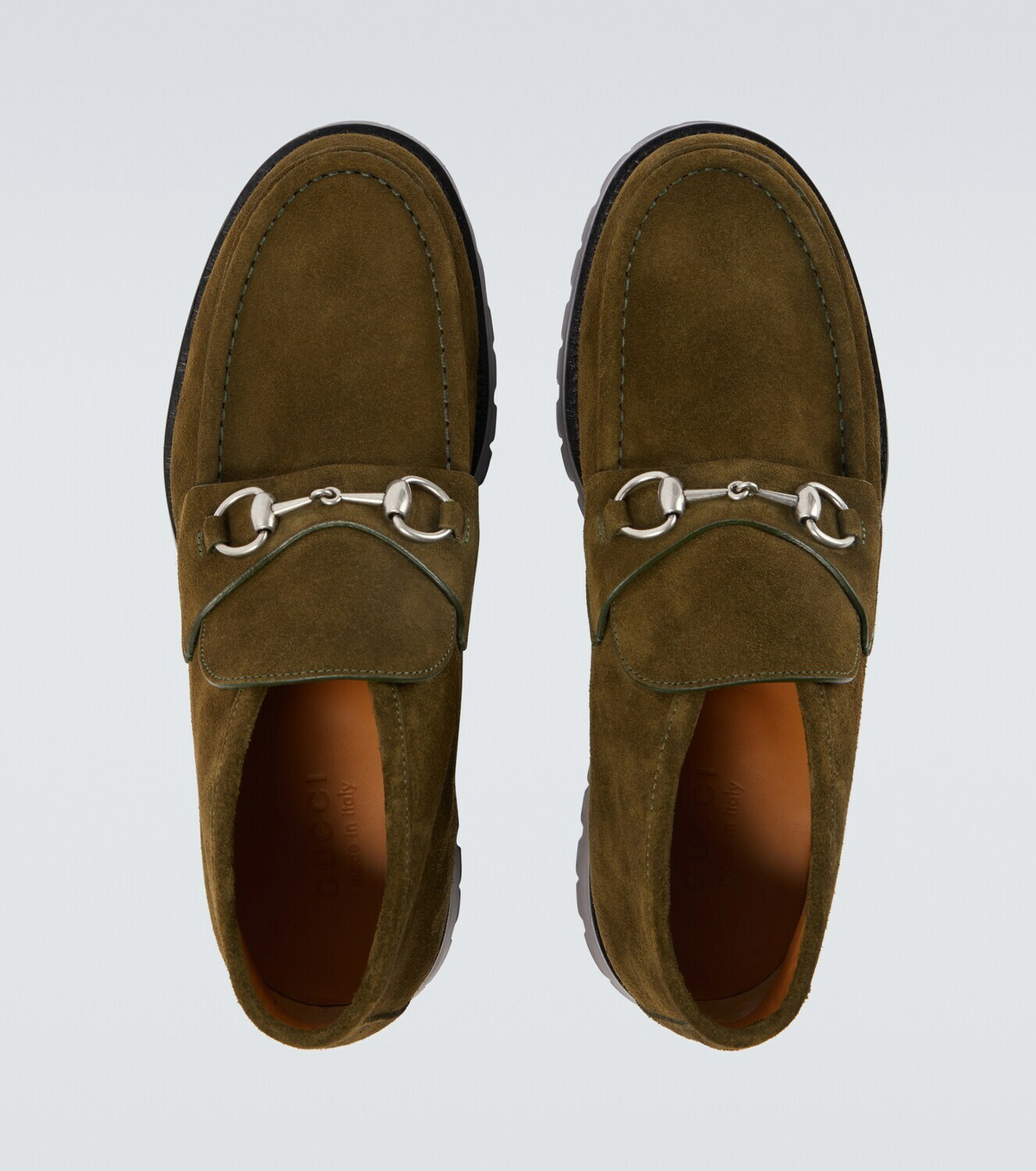 Gucci Horsebit suede ankle boots