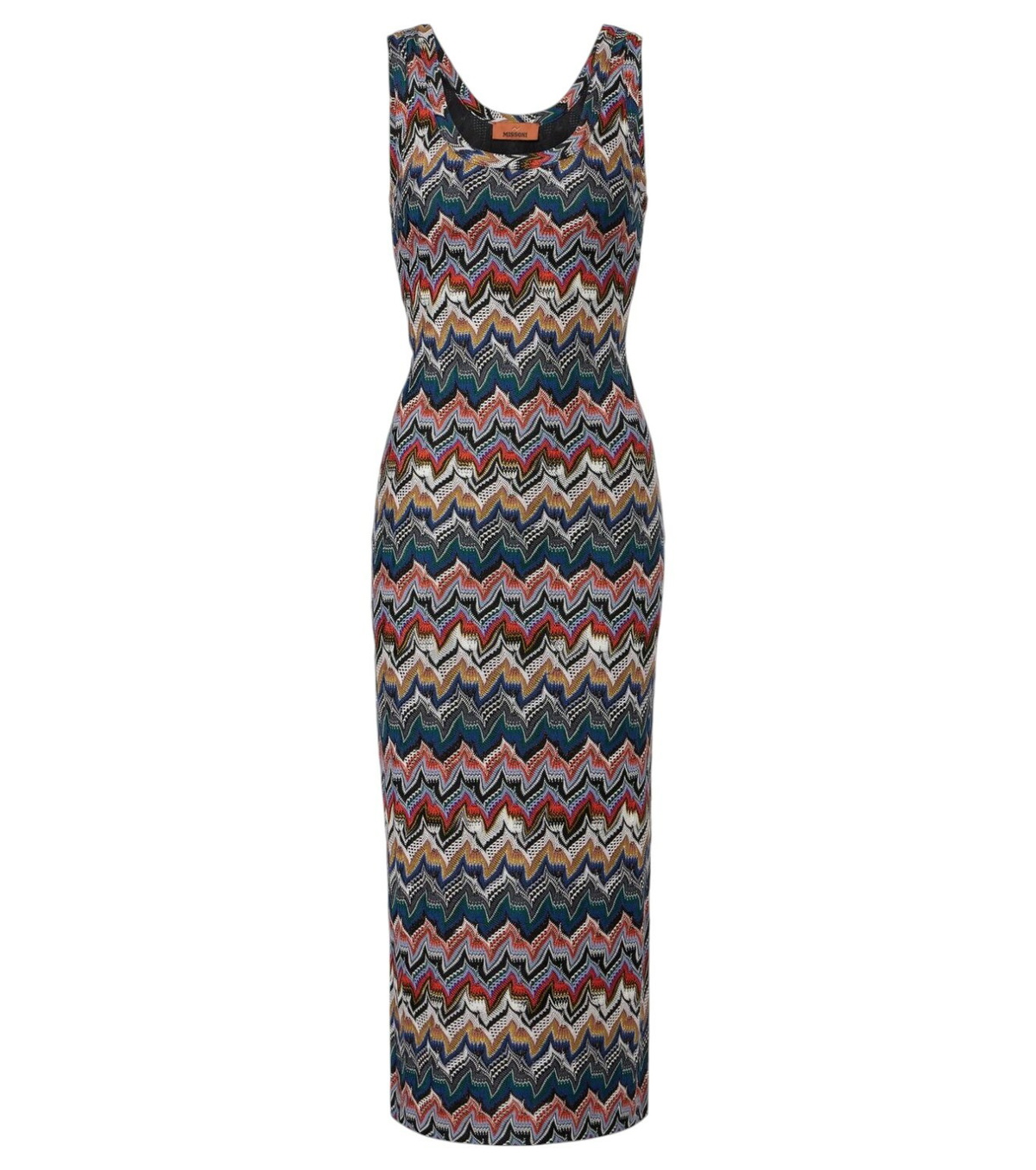 ワンピース MISSONI SS25 Zigzag knit dress (MS25SQ0ABR00ZX S91N1) Missoni - Zig-zag knit midi dress Missoni