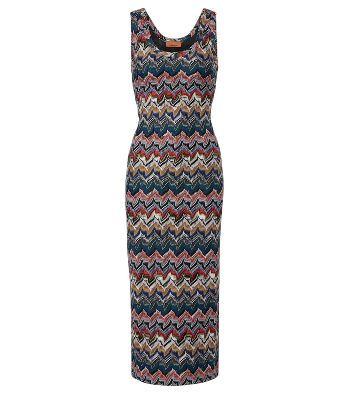 Photo: Missoni Zigzag lamé midi dress