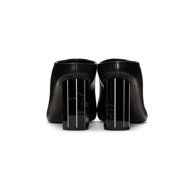 Proenza Schouler Black Moji Mirrored Mules Proenza Schouler