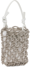 Staud Silver Crystal Bag