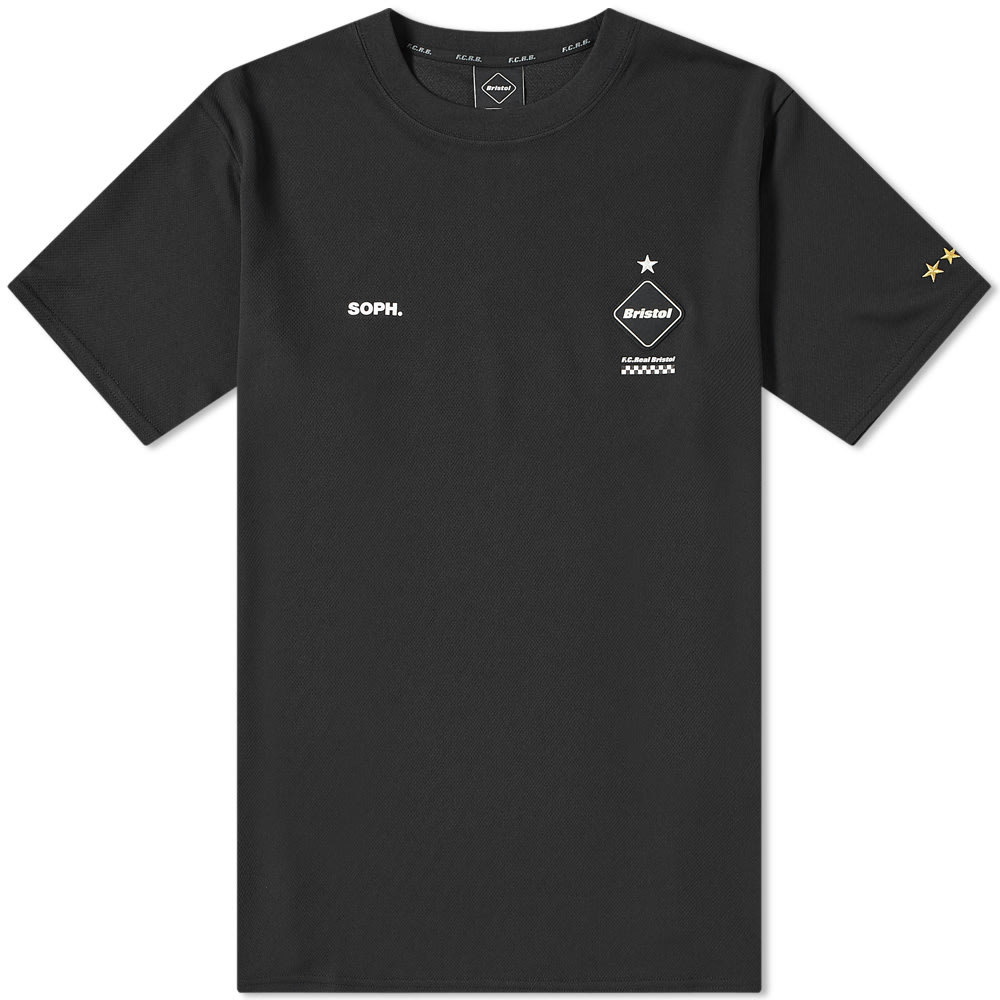 FC.Real Bristol S/S EMBLEM TEE BLACK - Tシャツ/カットソー(半袖/袖なし)