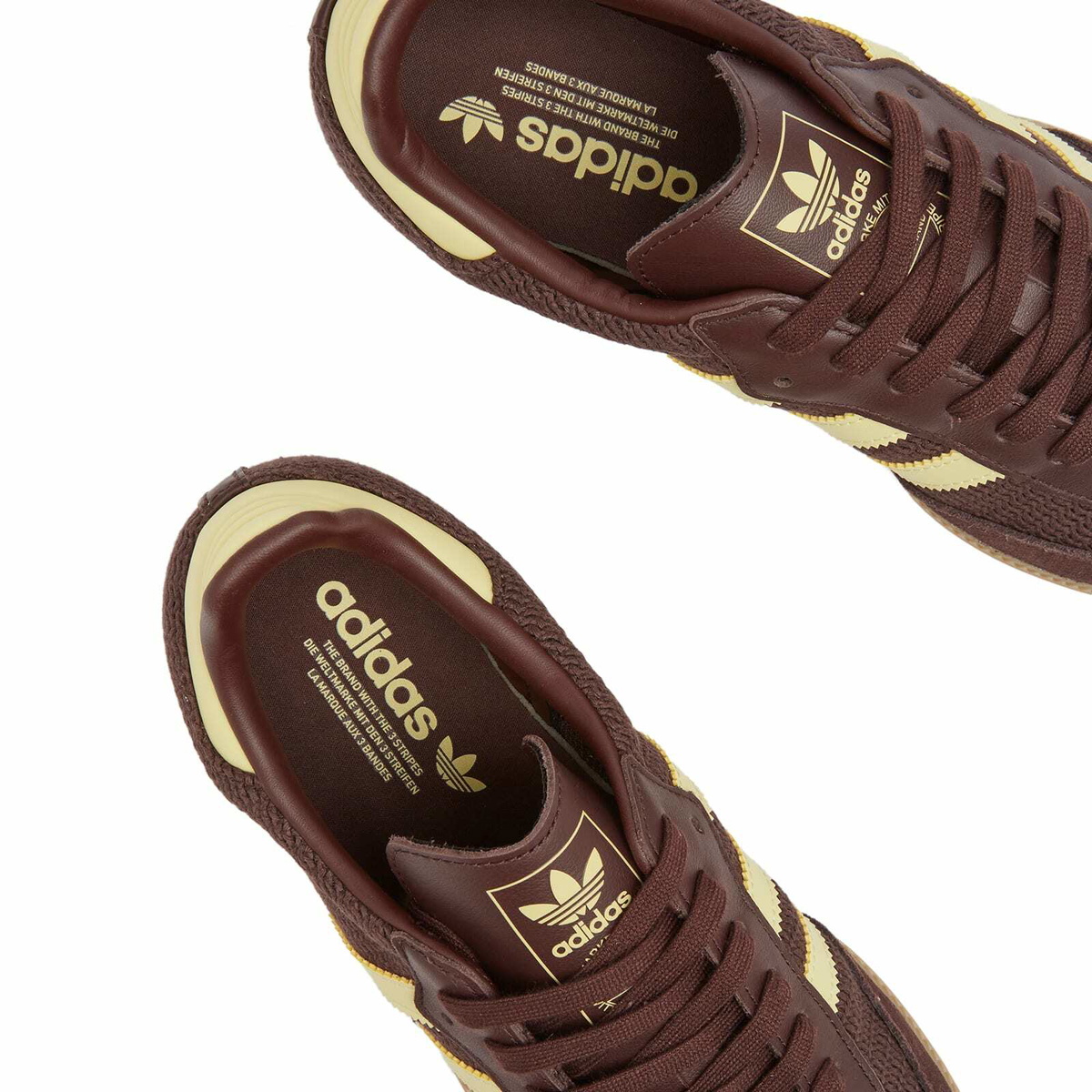 Adidas Samba OG W in Shadow Brown/Powder Yellow