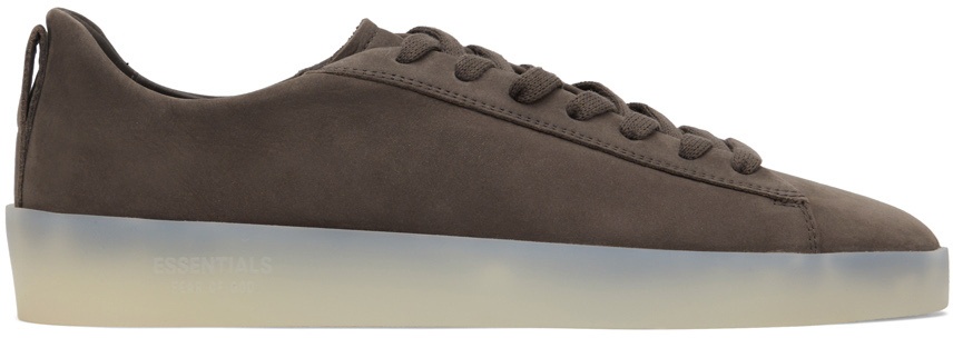 Photo: Fear of God ESSENTIALS Brown Tennis Low Sneakers