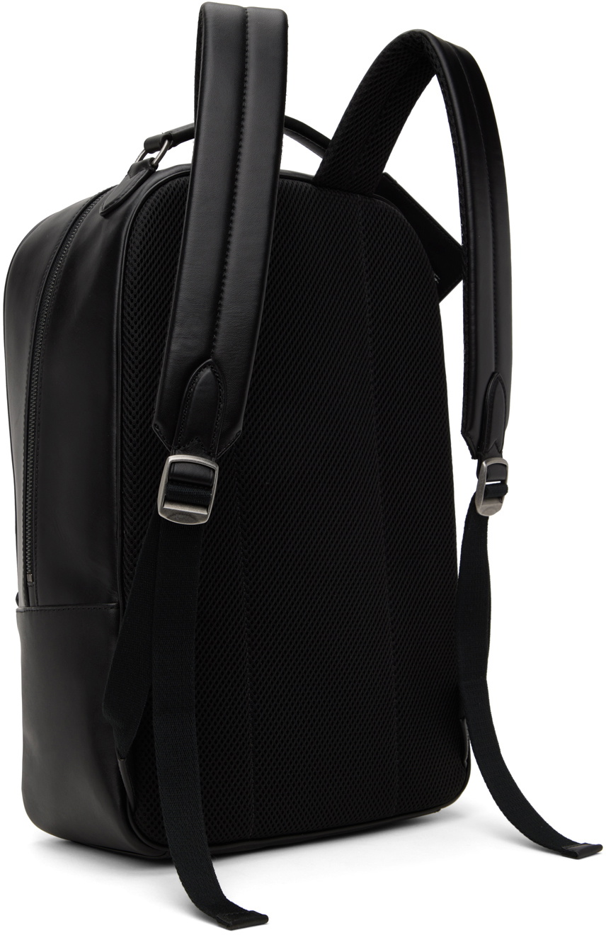 Polo Ralph Lauren Black Leather Backpack Polo Ralph Lauren