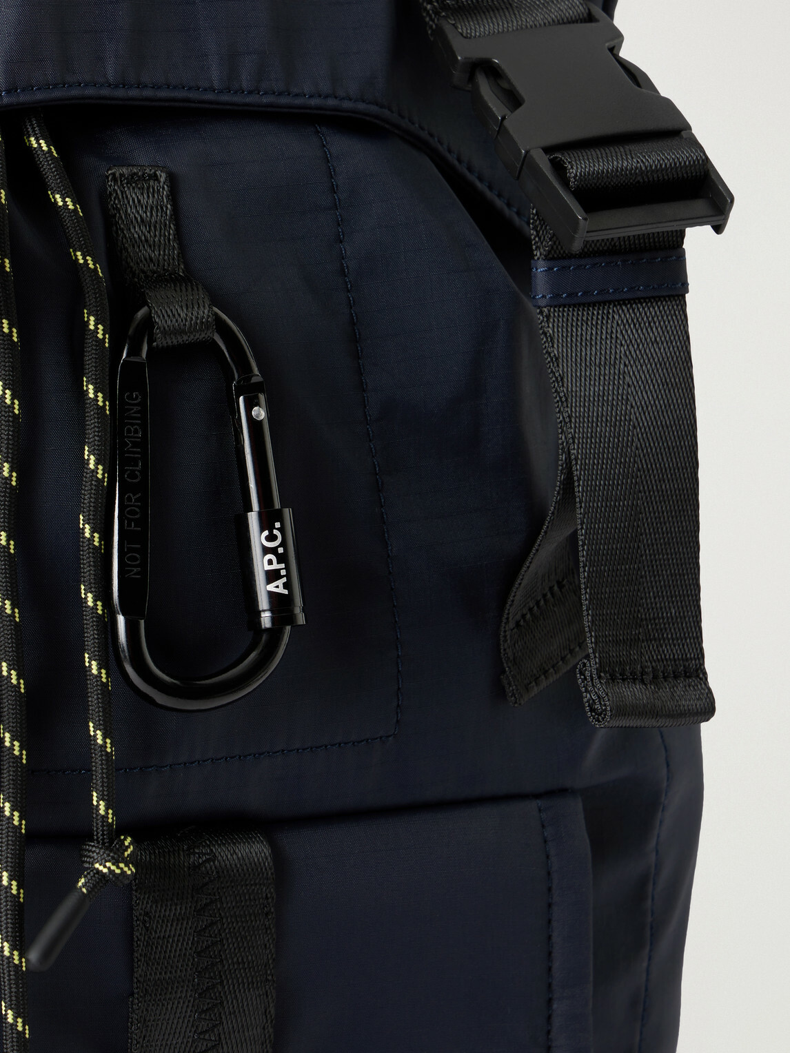 A.P.C. - Logo-Print Rip-Stop Shell Backpack