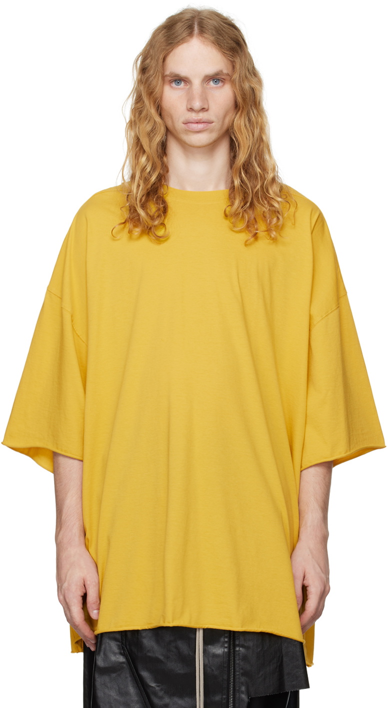 Rick Owens Yellow Porterville Tommy T-shirt Rick Owens