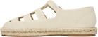 Bode Off-White Peggy Espadrilles