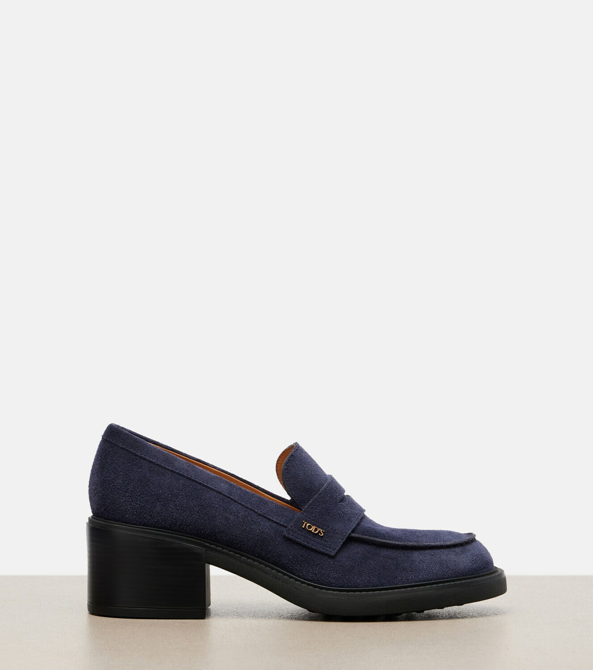 Tod's Suede loafer pumps