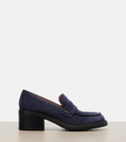 Tod's Suede loafer pumps