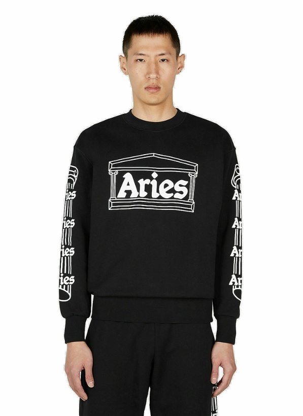 Photo: Aries - Column Sweatshirt in Black
