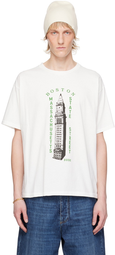 Photo: Bode White Landmark T-Shirt