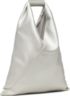 MM6 Maison Margiela Silver Small Triangle Tote