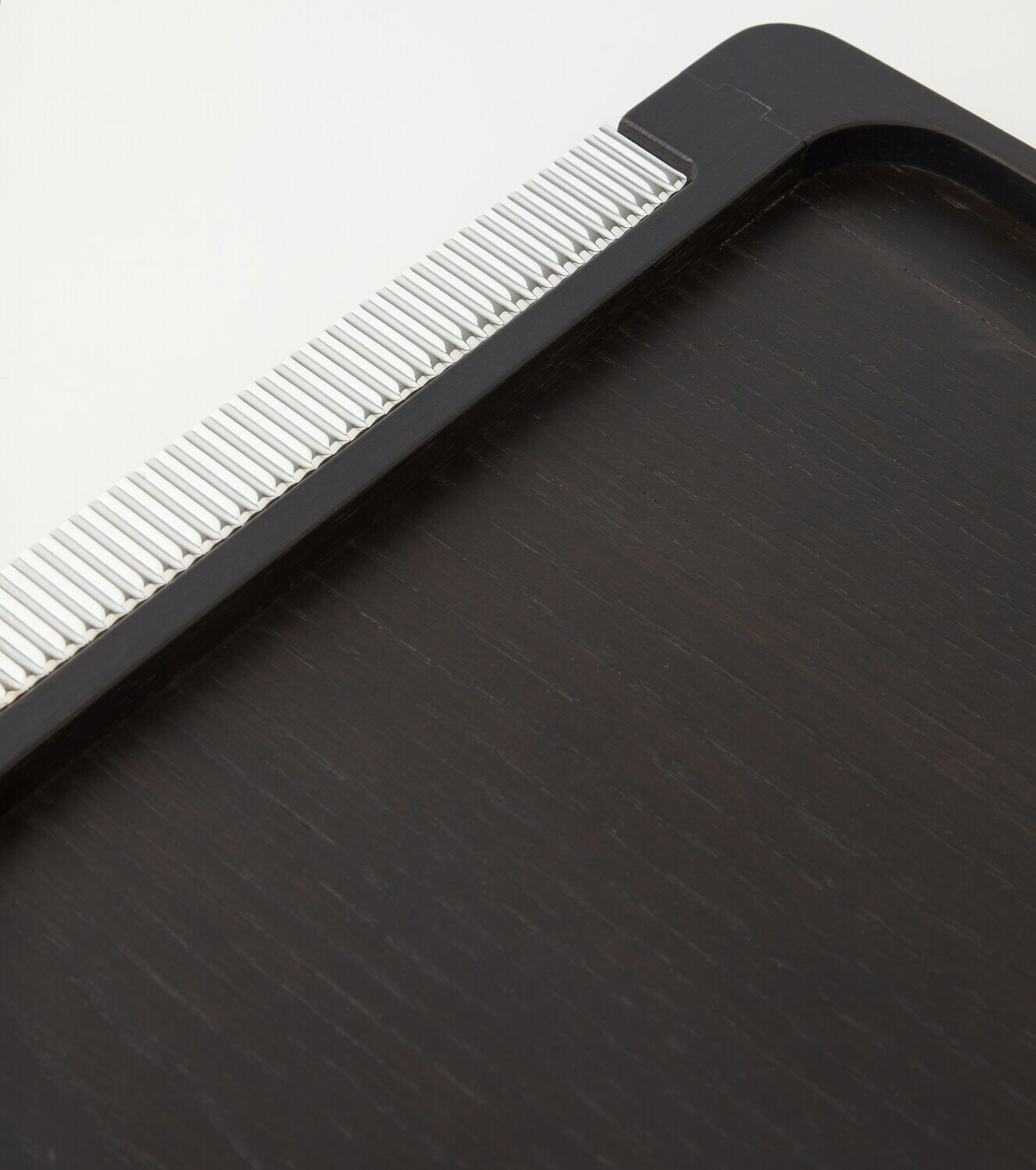 Georg Jensen Bernadotte wooden and stainless steel tray by Sigvard Bernadotte