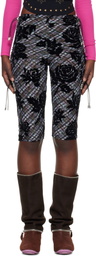 Chopova Lowena Black Jackie Mesh Shorts