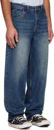 Dime Blue Baggy Jeans