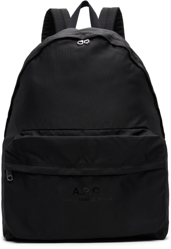 Photo: A.P.C. Black Backstage Backpack