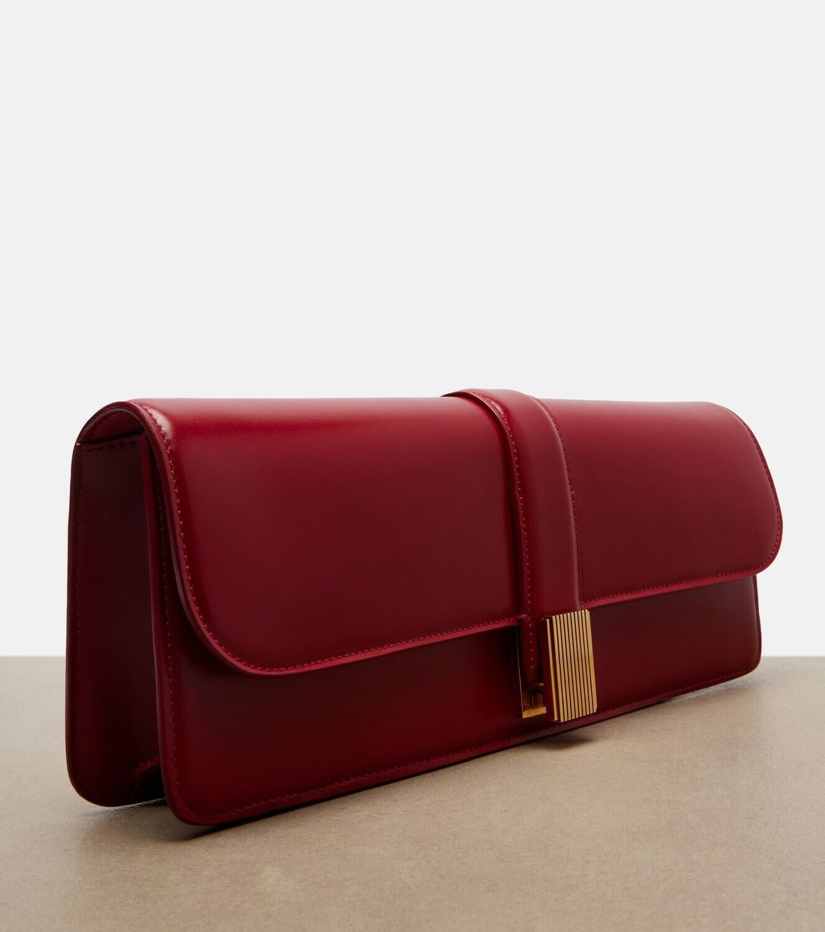 Khaite Blake leather clutch