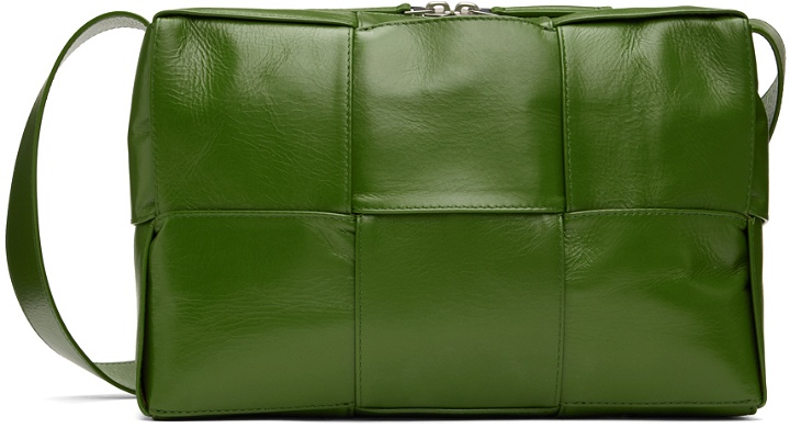 Photo: Bottega Veneta Green Medium Arco Camera Bag