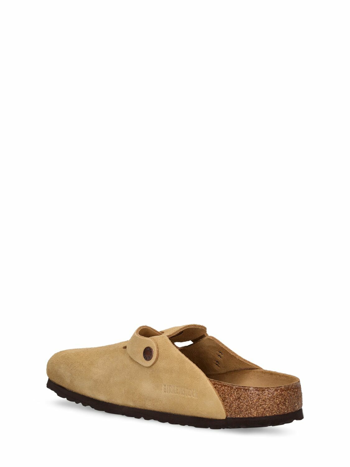 BIRKENSTOCK Boston Soft Suede Mules