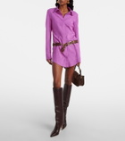 Stouls Geraldine suede shirt dress