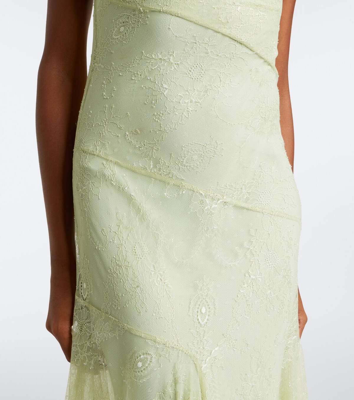 De La Vali Calima lace maxi dress