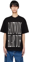 Saintwoods SSENSE Exclusive Black 'Hilary Duff' T-Shirt