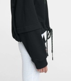 Fendi Vertigo convertible cotton sweatshirt