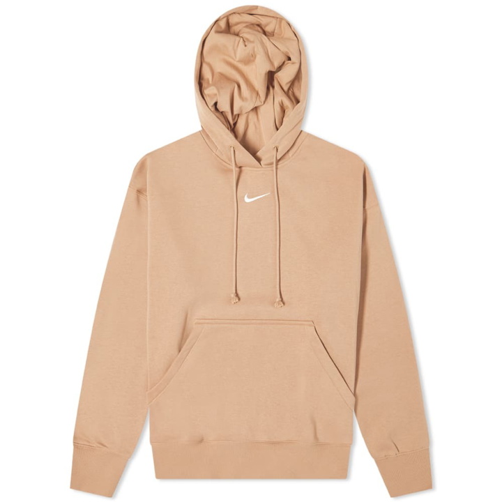 Photo: Nike Women's Phoenix Fleece Hoody in Hemp/Sail