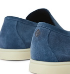 Loro Piana - Summer Walk Suede Loafers - Blue