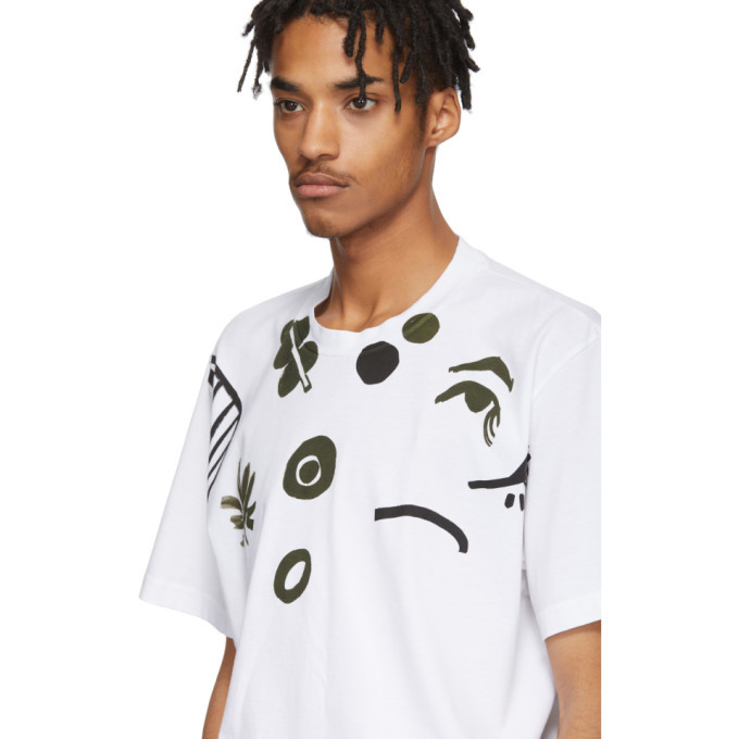 Marni White Graphic T-Shirt