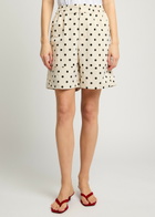 Jacquemus Le Short Aloe Polka dot Shorts Black And White