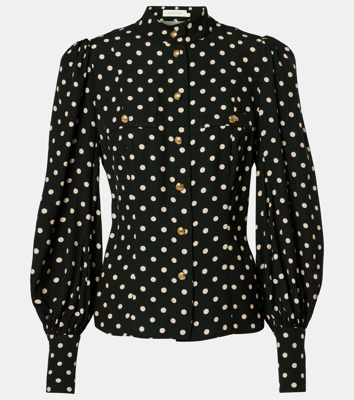 zimmermann polka dot top