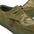 Clarks Originals Men's x Pleasures TorHill Dragon in Green Suede