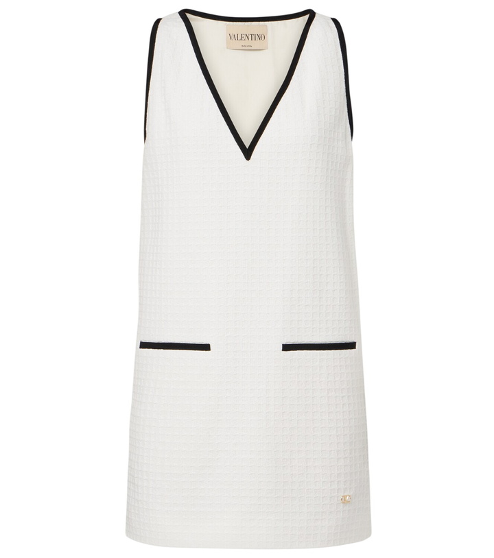 Photo: Valentino Cotton tweed minidress