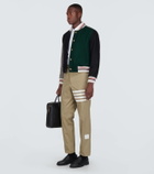Thom Browne Virgin wool varsity jacket