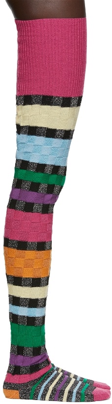 Photo: Andrej Gronau SSENSE Exclusive Multicolor Merino Lurex Socks