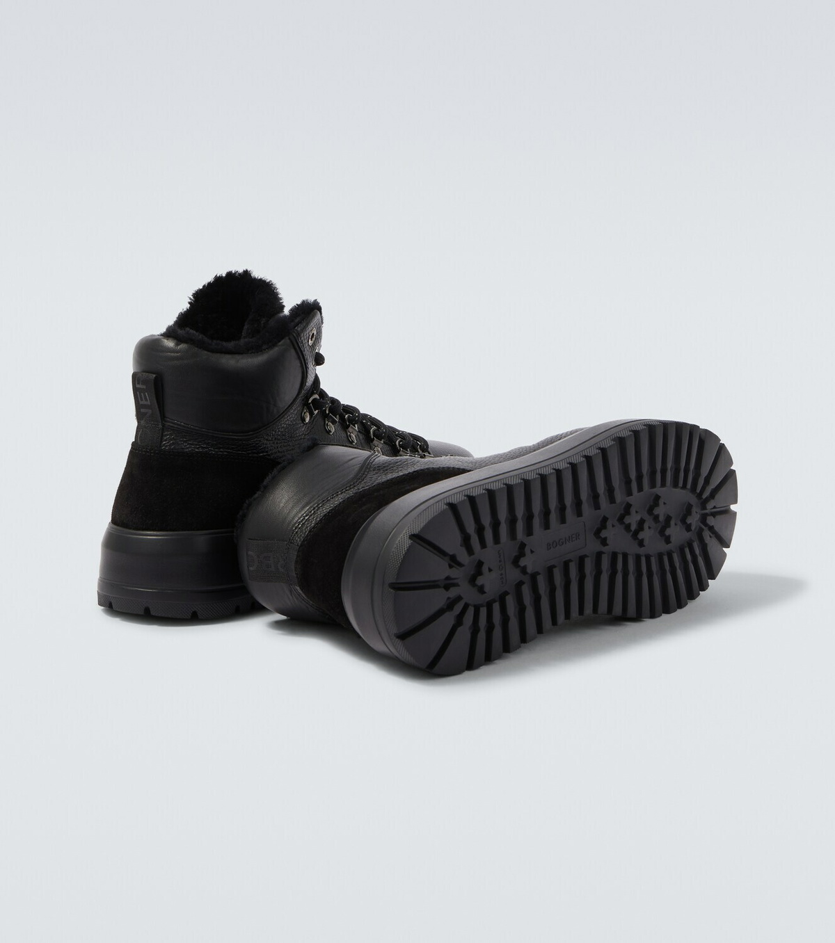 Bogner Antwerp leather high-top sneakers