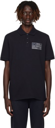 Moncler Navy Patch Polo