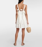 Zimmermann Alight bustier ramie minidress