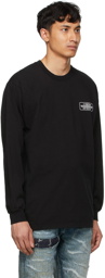 Neighborhood Black Bar & Shield Long Sleeve T-Shirt