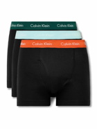 Calvin Klein Underwear - Three-Pack Stretch-Cotton Trunks - Black