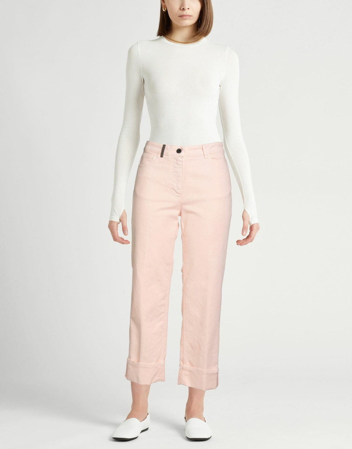 Peserico Womens Jeans Light in Pink